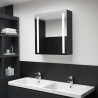 Armoire de salle de bain à miroir LED 62x14x60 cm 616898616898