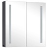 Armoire de salle de bain à miroir LED 62x14x60 cm 616898616898