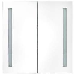 Armoire de salle de bain à miroir LED 62x14x60 cm 616898616898