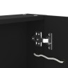 Armoire de salle de bain à miroir LED 62x14x60 cm 616898616898