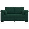 Canapé deux places vert foncé 160 x 77 x 82 cm velours 616900616900