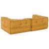 Canapé modulable 2 places jaune 140x70x36 cm en tissu 616901616901