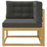Canapé d'angle extérieur Polyester Blanc 616902616902