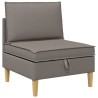 Canapé modulaire avec rangement 3 pcs Taupe Tissu 616903616903