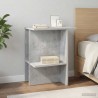 Table basse 2 pcs Gris béton 40 x 30 x 49 cm Bois d'ingénierie 616904616904