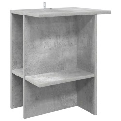 Table basse 2 pcs Gris béton 40 x 30 x 49 cm Bois d'ingénierie 616904616904