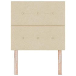Tête de lit réglable en hauteur Crème 90 cm tissu 616905616905