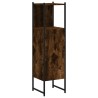 Armoire de salle de bain chêne fumé 33x33x120,5 cm 616906616906
