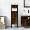 Armoire de salle de bain chêne fumé 33x33x120,5 cm 616906616906