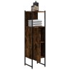Armoire de salle de bain chêne fumé 33x33x120,5 cm 616906616906