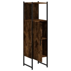Armoire de salle de bain chêne fumé 33x33x120,5 cm 616906616906