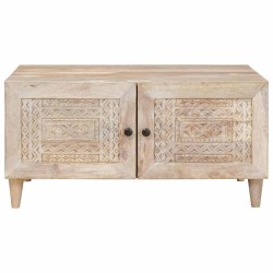 Table basse Blanc 80 x 54 x 40 cm Bois d'ingénierie 616908616908