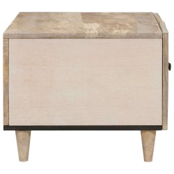 Table basse Blanc 80 x 54 x 40 cm Bois d'ingénierie 616908616908