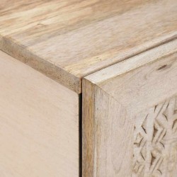 Table basse Blanc 80 x 54 x 40 cm Bois d'ingénierie 616908616908