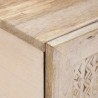 Table basse Blanc 80 x 54 x 40 cm Bois d'ingénierie 616908616908