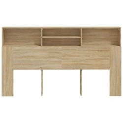 Armoire de tête de lit chêne sonoma 180x19x103,5 cm 616910616910