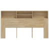 Armoire de tête de lit chêne sonoma 180x19x103,5 cm 616910616910