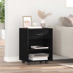 Armoire de rangement avec roue Chêne noir 46 x 36 x 59 cm 616911616911