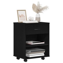Armoire de rangement avec roue Chêne noir 46 x 36 x 59 cm 616911616911