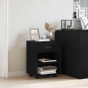 Armoire de rangement avec roue Chêne noir 46 x 36 x 59 cm 616911616911