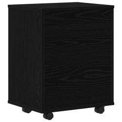 Armoire de rangement avec roue Chêne noir 46 x 36 x 59 cm 616911616911