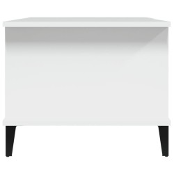 Table basse Blanc 90x50x40 cm Bois d'ingénierie 616912616912