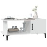 Table basse Blanc 90x50x40 cm Bois d'ingénierie 616912616912