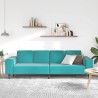 Canapé de salon Turquoise 250 x 188 x 76 cm 616913616913