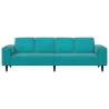 Canapé de salon Turquoise 250 x 188 x 76 cm 616913616913