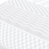 Matelas en mousse 2 pcs blanc 80x200 cm 7 zones dureté 20 ILD 616915616915