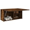 Armoire murale de bain chêne fumé 60x25x30 cm bois d'ingénierie 616918616918