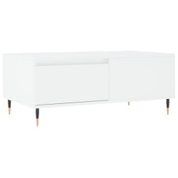 Table basse Blanc 90x50x36,5 cm Bois d'ingénierie 616921616921