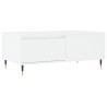 Table basse Blanc 90x50x36,5 cm Bois d'ingénierie 616921616921