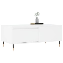 Table basse Blanc 90x50x36,5 cm Bois d'ingénierie 616921616921