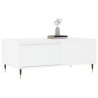 Table basse Blanc 90x50x36,5 cm Bois d'ingénierie 616921616921