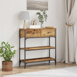 Table console Bois ancien 72,5 x 25 x 75 cm Bois d'ingénierie 616922616922