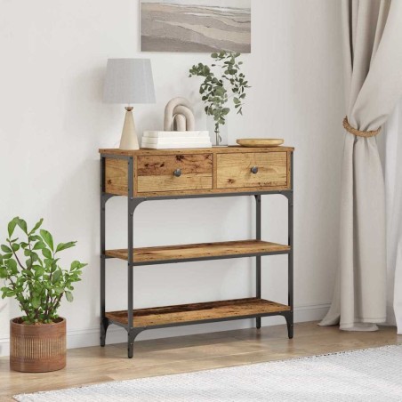 Table console Bois ancien 72,5 x 25 x 75 cm Bois d'ingénierie 616922616922