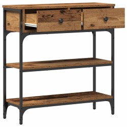Table console Bois ancien 72,5 x 25 x 75 cm Bois d'ingénierie 616922616922