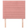 Tête de lit Rose 90x5x118/128 cm Velours 616924616924