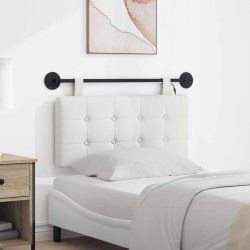 Tête de lit suspendue Avec lumière LED Blanc Simili cuir 616925616925