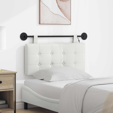 Tête de lit suspendue Avec lumière LED Blanc Simili cuir 616925616925