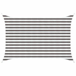Voile d'ombre Gris clair et blanc 2 x 3,5 m HDPE 616934616934