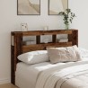 Tête de lit à LED vieux bois 160x18,5x103,5cm bois d'ingénierie 616936616936