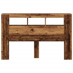 Tête de lit à LED vieux bois 160x18,5x103,5cm bois d'ingénierie 616936616936