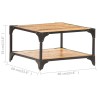 Table basse 60x60x35 cm Bois de manguier massif 616939616939