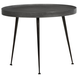 Table basse 3 pcs en bois d'ingénierie noir 616942616942