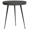 Table basse 3 pcs en bois d'ingénierie noir 616942616942