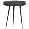 Table basse 3 pcs en bois d'ingénierie noir 616942616942