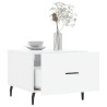 Table basse blanc brillant 50x50x40 cm bois d'ingénierie 616944616944