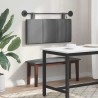 Tête de lit suspendue Avec lumière LED Gris foncé Tissu 616949616949